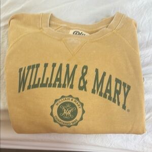 William & Mary Yellow Sweatshirt
